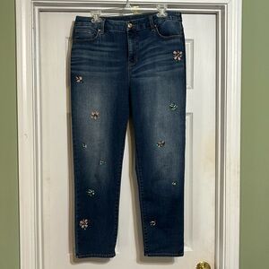 Chico’s So Slimming Girlfriend Slim Leg Ankle jeans size 1.5 R